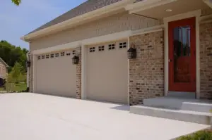 CHI traditional steel garage doors