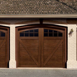 Artisan wood garage door